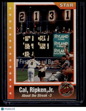 1995 Star Cal Ripken, Jr. 110 (Unlicensed) Cal Ripken Jr. #41