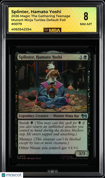 2026 Magic The Gathering Teenage Mutant Ninja Turtles Splinter Hamato Yoshi #0079 Default Foil MBA 8