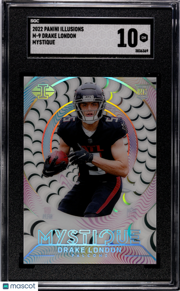 2022 Panini Illusions Drake London #M-9 Mystique SGC 10