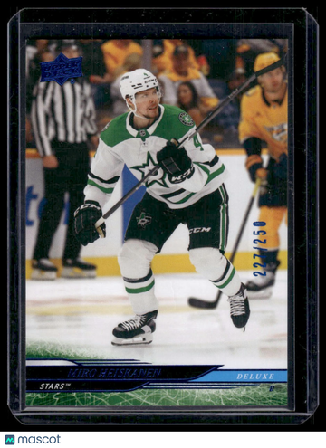 2024 Upper Deck Extended Series Deluxe Miro Heiskanen #541 Deluxe /250