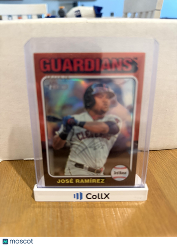2024 Topps Heritage José Ramírez #183 Chrome Refractor SN