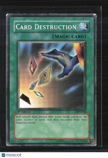 2002 Starter Deck Yugi Card Destruction 1st Edition #SDY-042