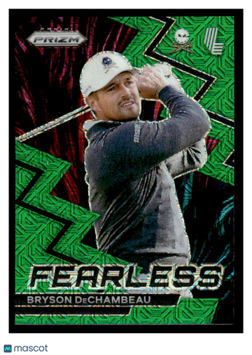 2024 Panini Prizm Bryson DeChambeau #12 Green /54 Fearless