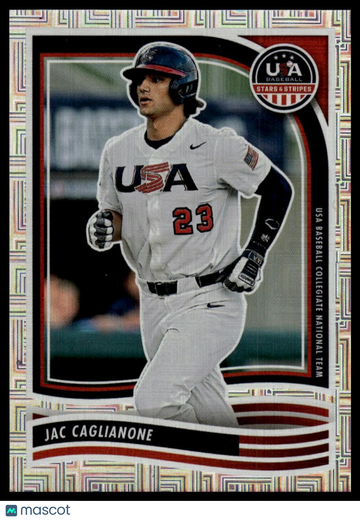 2024 Panini Stars & Stripes USA Baseball Jac Caglianone #100 Mojo SN