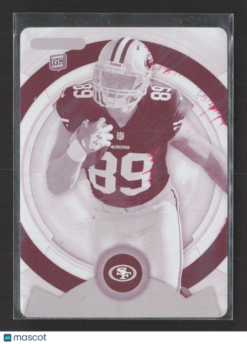 2013 Topps Strata Vance McDonald #13 Magenta Printing Plate RC