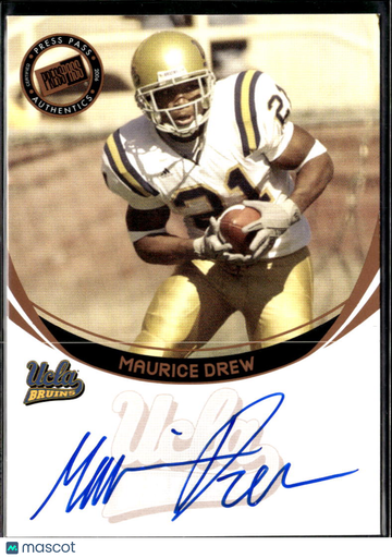 Maurice Drew 2006 Press Pass Authentics Auto UCLA Bruins