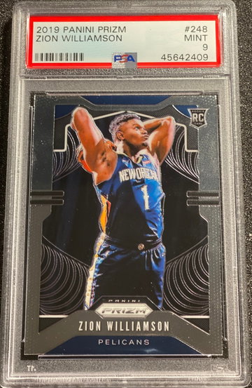 Zion Williamson Prizm PSA 9