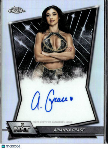 Arianna Grace 2026 Topps Chrome WWE NXT Autograph Auto Refractor NXT