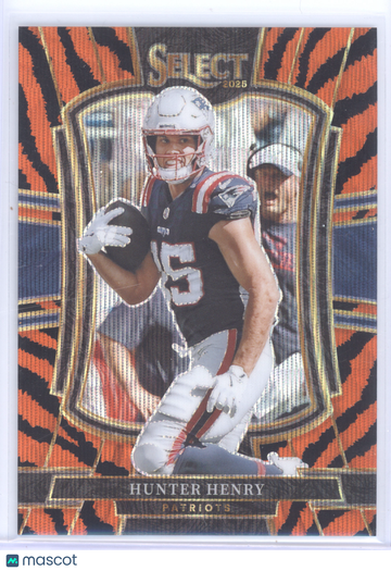 2025 Panini Select Hunter Henry #180 Tiger Prizm