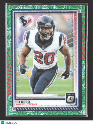 2025 Panini Donruss Optic Prizm Ed Reed #125 Green Velocity /24
