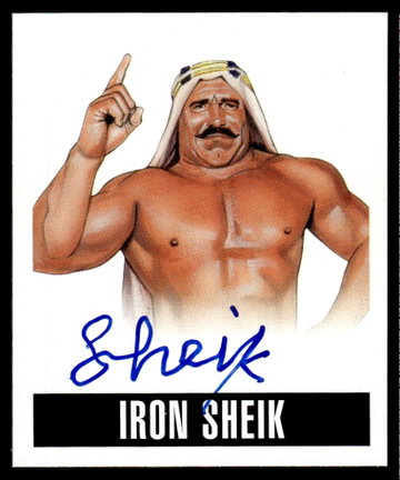 2014 Leaf IS1 Iron Sheik Originals Wrestling Auto