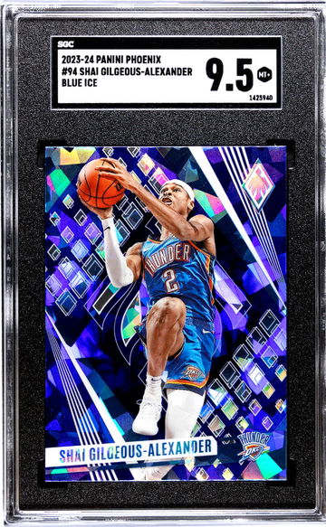 2023-24 Panini Phoenix #94 Shai Gilgeous-Alexander Blue Ice SGC 9.5