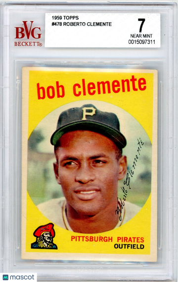 1959 Topps The words the best run together Roberto Clemente UER #478 /The BVG 7