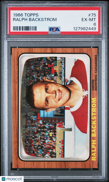 1966 Topps Ralph Backstrom #75 PSA 6