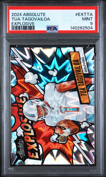 2024 Panini Absolute Explosive Tua Tagovailoa #EXTTA PSA 9