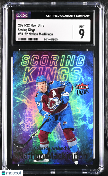 2021 Ultra Nathan Mackinnon #SK-22 Scoring Kings CGC 9