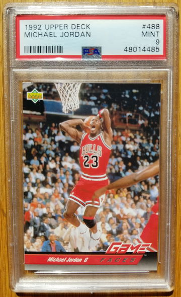 1992 Upper Deck #488 Michael Jordan PSA 9 MINT