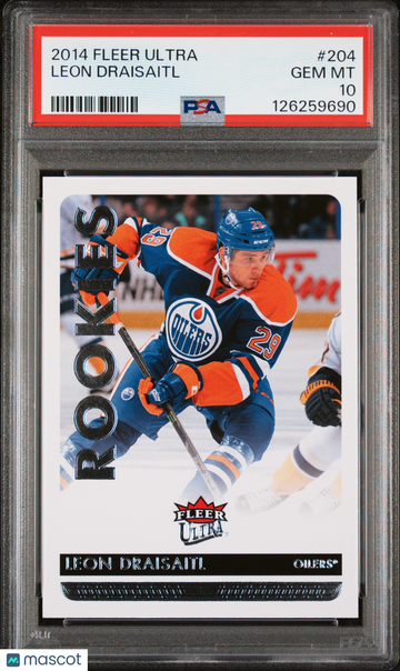 2014 Fleer Ultra Leon Draisaitl #204 PSA 10