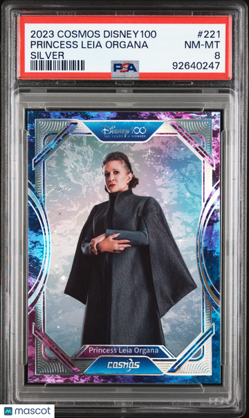 2023 Kakawow Cosmos Disney100 All-Star Princess Leia Organa #221 PSA 8