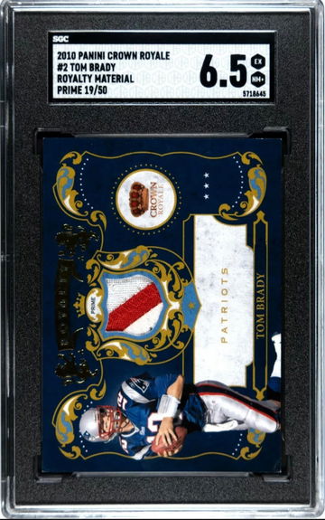 TOM BRADY ROYAL MATERIAL 2010 Game Worn Jersey 