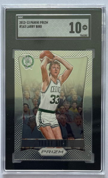 2012 LARRY BIRD PSA 10 GEM MT PANINI PRIZM NBA HOF Boston CELTICS #163