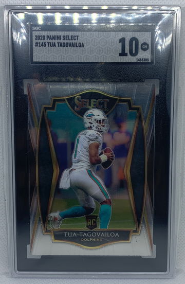 2020 Panini Select Premier Level #145 Tua Tagovailoa Dolphins RC **SGC 10 Gem** 