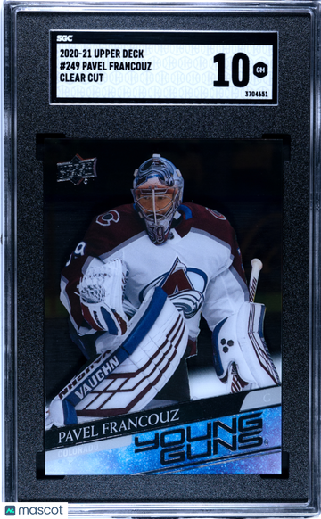2020-21 Upper Deck Pavel Francouz #249 Clear Cut SGC 10