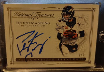 2015 National Treasures Peyton Manning