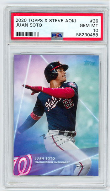 2020 Topps X Steve Aoki Juan Soto