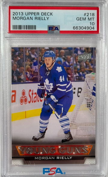 2013 Upper Deck Morgan Rielly Young Guns RC Rookie Card PSA 10 Gem Mint