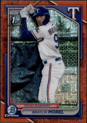 2024 Bowman Chrome Orange Braylin Morel #BCP-192 /25