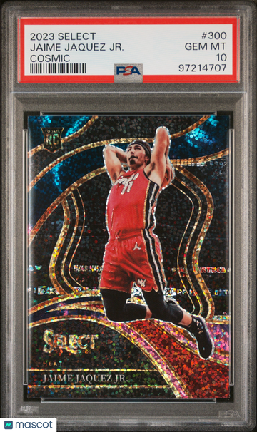 2023 Panini Select Jaime Jaquez JR. #300 Cosmic Short Print Nicely Centered Mint Parallel/Variety Rookie Base Set Insert