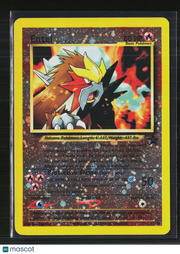 2001 Neo Revelation Entei Holo Black Star Promo #34