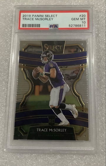 2019 Select Trace McSorley Rookie Concourse PSA 10 Ravens 