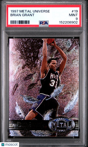 1997 Metal Universe Brian Grant #19 PSA 9