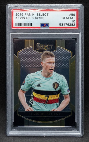 Kevin De Bruyne 2016-17 Panini Select PSA 10 Belgium