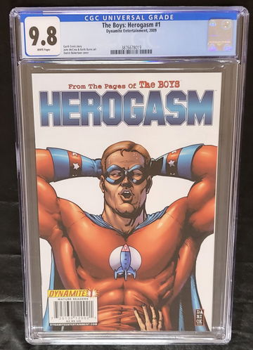 The Boys Herogasm 1 CGC 9.8 - Garth Ennis 1st Soldier Boy