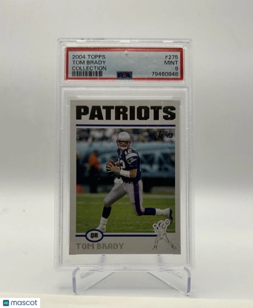 2004 Topps Tom Brady #275 Collection Parallel/Variety Base Set PSA 9