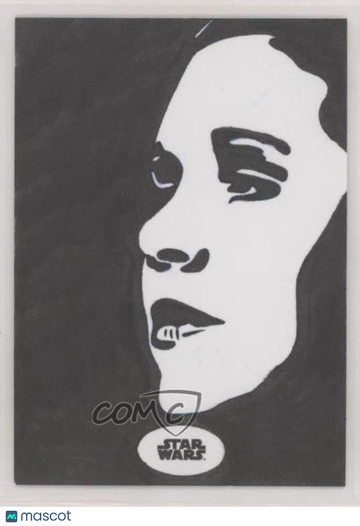 2023 Topps Finest Star Wars - Sketch Cards Princess Leia 1/1 #_CHEN