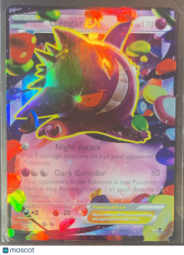 2014 Phantom Forces Gengar EX Holo Ultra Rare FA #114/119