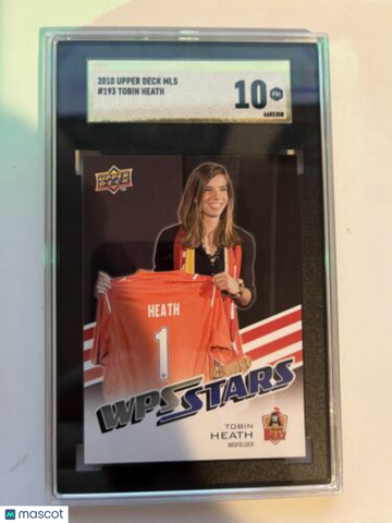 2010 Upper Deck Tobin Heath Rookie SGC 10
