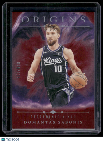 2024-25 Panini Origins Domantas Sabonis #63 Maroon SN