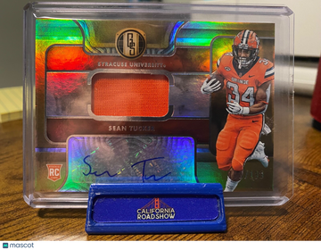 2022 2023 Chronicles Gold Standard Sean Tucker #GS-ST RPA Patch Rookie Panini Authentic