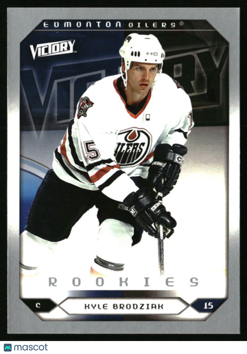 2005-06 Upper Deck Kyle Brodziak #263 2005-06 Upper Deck Victory Update Edmonton Oilers