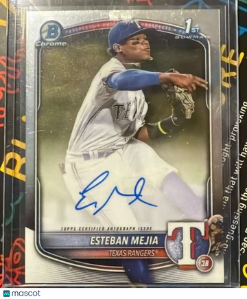 2025 Bowman - Chrome Prospects Autographs Esteban Mejia #CPA-EM