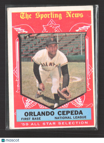 1959 Topps Bazooka Orlando Cepeda #553