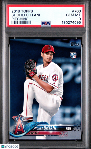 2018 Topps Shohei Ohtani Pitching PSA 10