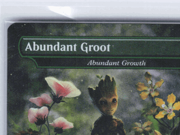Magic: The Gathering Secret Lair Drop SLD Abundant Groot Rainbow Foil Rare Trading Card #0870