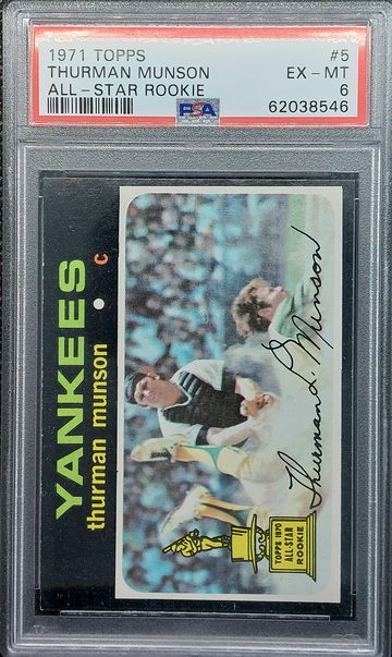1971 Topps Thurman Munson #5 PSA 6