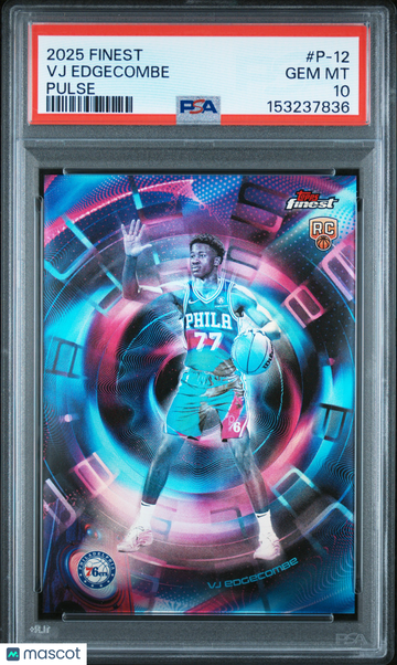 2025 Topps Finest Pulse VJ Edgecombe #P-12 PSA 10